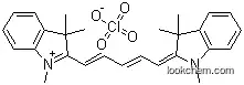 Molecular Structure of 81666-87-7 (1,1',3,3,3',3'-Hexamethylindodicarbocyanine perchlorate)